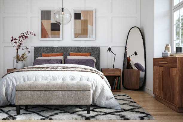 Bedroom rug design | Shelley Carpets