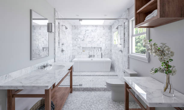 Bathroom natural stone | Shelley Carpets